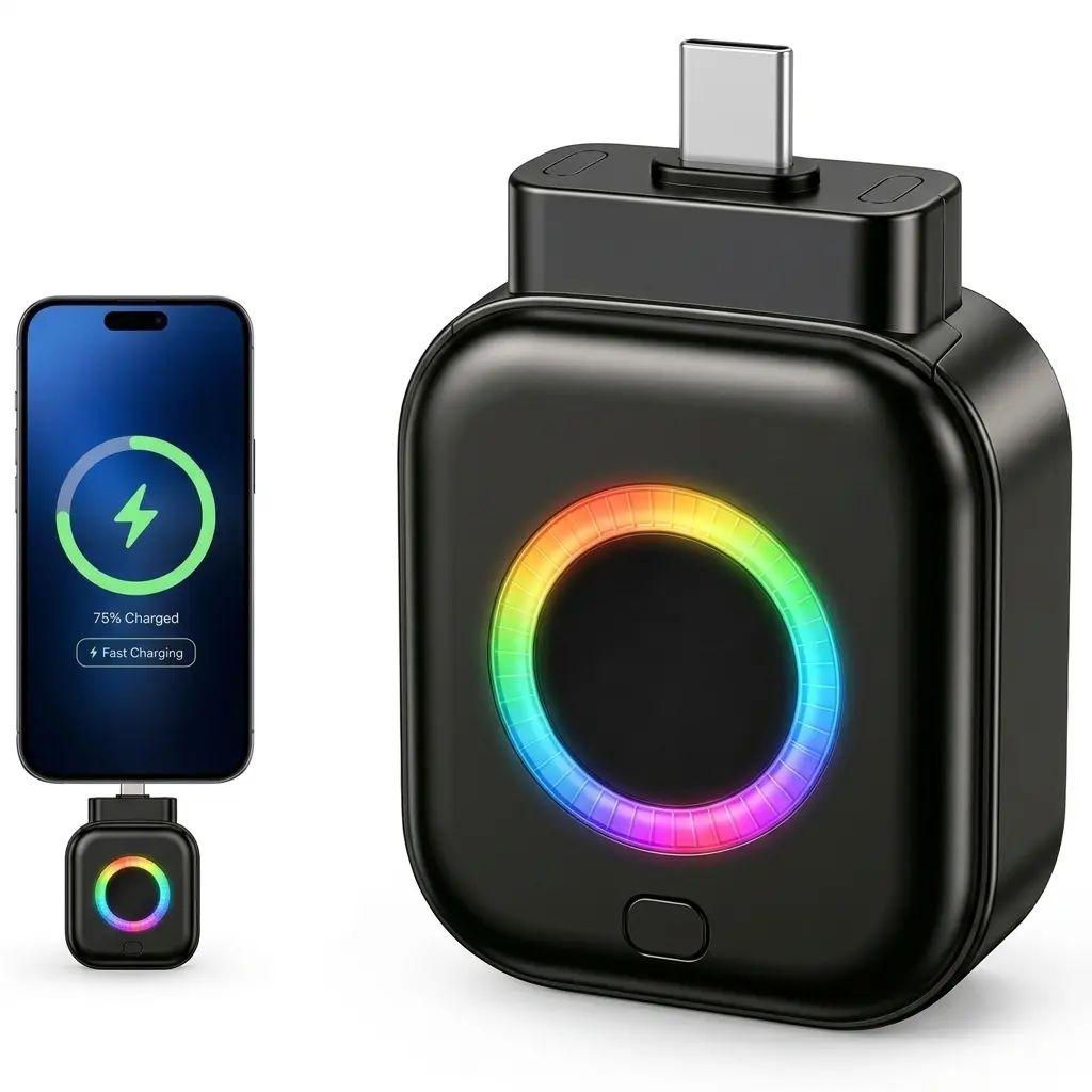 140W Type-C Smart Auto-Stop Charging Adapter | AI Full-Charge Disconnect & Battery Protector | Safe Overnight Charging, Prevents Battery Aging | Plug & Play