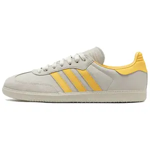 Adidas Originals x Pharrell Samba Humanrace Low-Top Skate Shoes in White and Yellow for Men and Women Trending Shoes, House White Official Shoes to Get / Maison Mihara Verifiable, with credentials and supporting global authentication