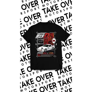 T-Shirt - Mazda Rx7 Fc3S X Initial D (Ryosuke Takahashi), Cotton Unisex, Made In Usa, Gift For Fan