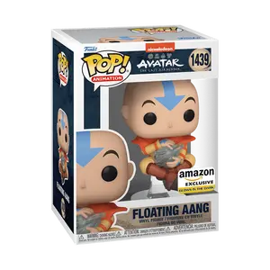 Funko Pop! Avatar: The Last Airbender - Floating Aang (Glow) #1439 Exclusive (Sticker may vary) Collectible Pop Vinyl Figure