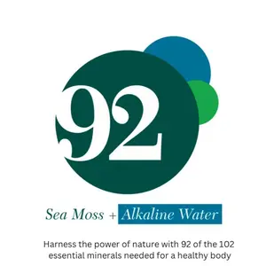 92 Sea Moss Gel. Contains 92 essential minerals needed for a healthy body.  Healthcare Edible Supplement Fitness Dietary Vitamin Natural