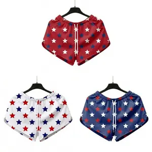 USA 250 Freedom Flag Womens Board Shorts Patriotic 4th of July Summer Outfits Everyday Gym Wear Soft Moisture-Wicking Fabric