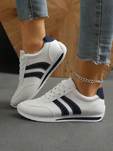 New Comfortable Soft Sole Women's Casual Sports Shoes, Trendy Walking Sneaker, Fashion Versatile Chunky Bottom Almond Shoes, Suitable for All Seasons