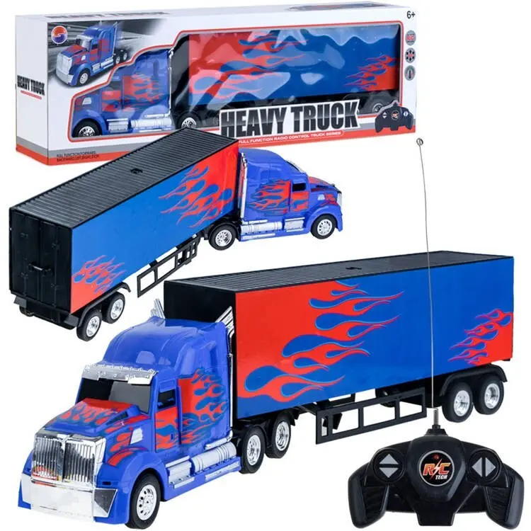 R/C Optimus Hot Truck 22" Inch Length Long Trailer Radio Control