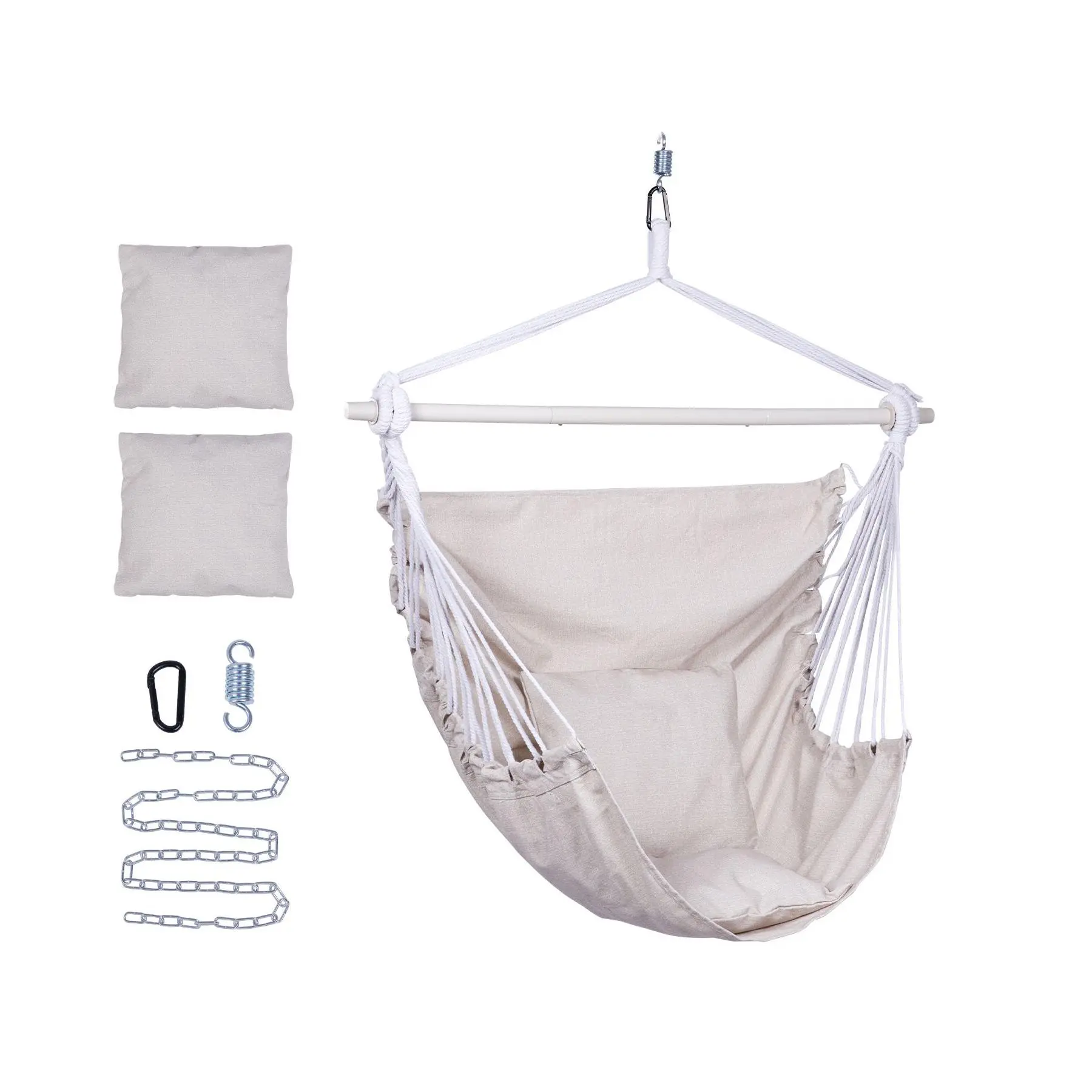 Backyard Expressions Hammock Chair with Pillows
