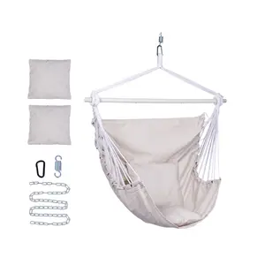 Backyard Expressions Hammock Chair with Pillows