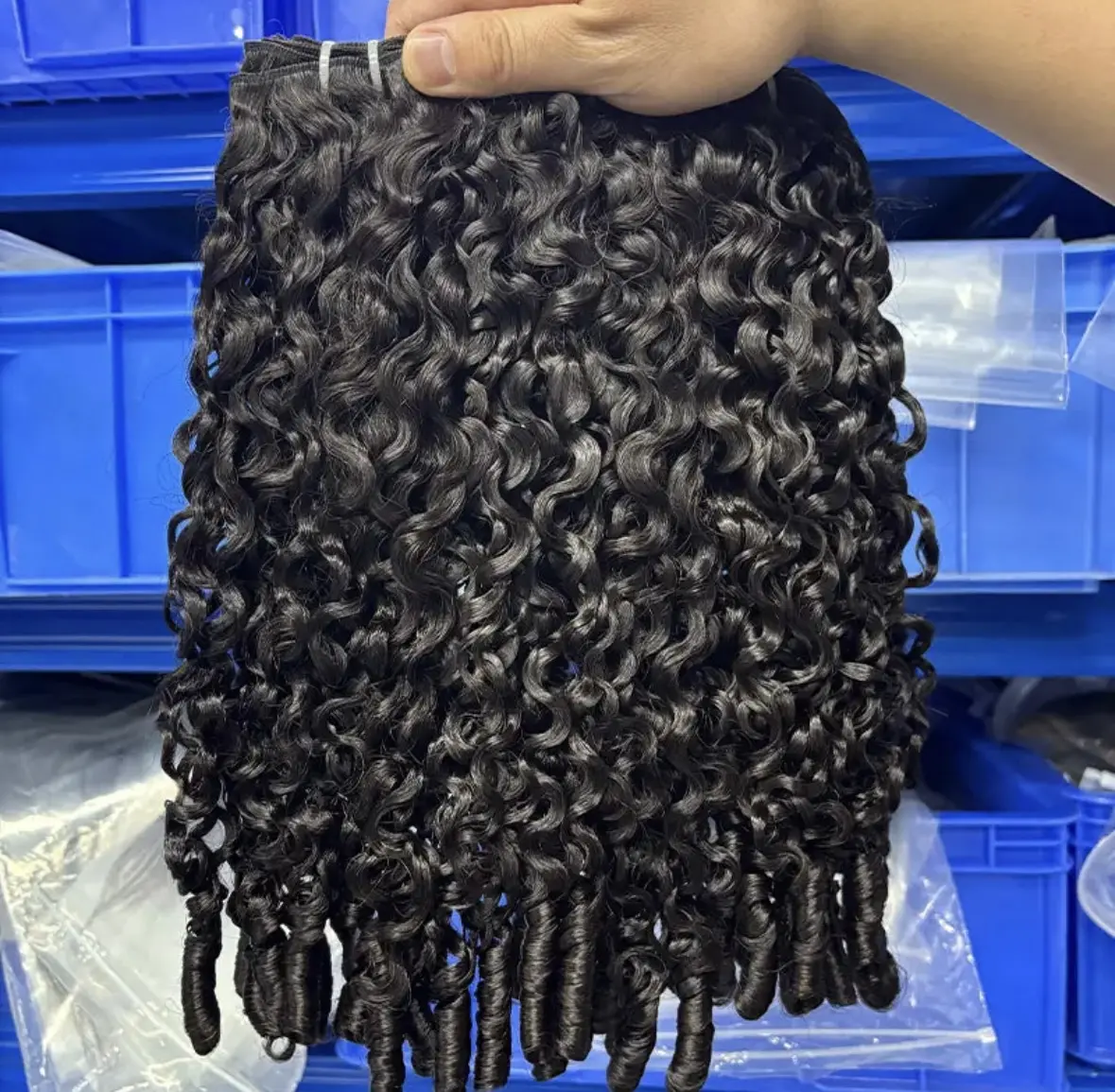 RAW Cambodian Bohemian Spiral Curl 4 Bundles