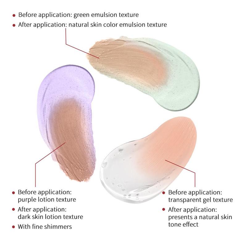 Centella Asiatica CC Cream, 1 Count Moisturizing CC Cream, Lightweight & Non-greasy Formula Moisturizer for Even Skin Tone, Makeup Essentials