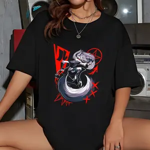 Loona Shirts, Loona Helluva Boss Characters T-shirt, Cartoon Merch Hoodie, Helluva Boss Sweatshirt