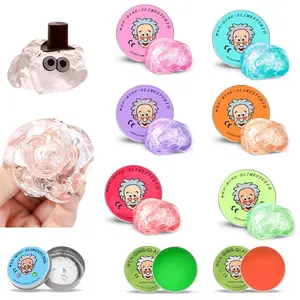 Lab Putty Crystal Clear Glass (1 Pack) Best Thinking Smart Crazy Stress Putty with Tin, Sensory & Bouncing Toy