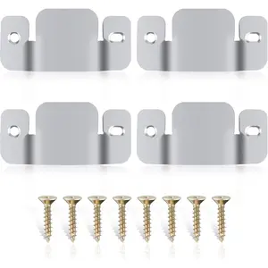 AWTOK Sectional Sofa Connector Bracket, Sectional Couch Connectors Bands for Sectionals,Furniture Connectors with Screws,4 Pieces