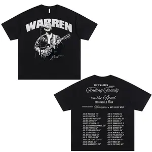Graphic Alex Finding Family on the Road 2026 World Tour Cotton T Shirt - Unisex Oversized Streetwear Concert Music Merch - Gift For Fans