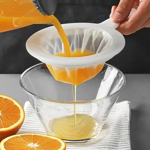 100/200/300/400 Mesh Nylon Sieve with Handle for Juice, Fine Mesh Strainer , Durable Easy Clean Filter,Soy Milk, Tea, Coffee & Kitchen Use