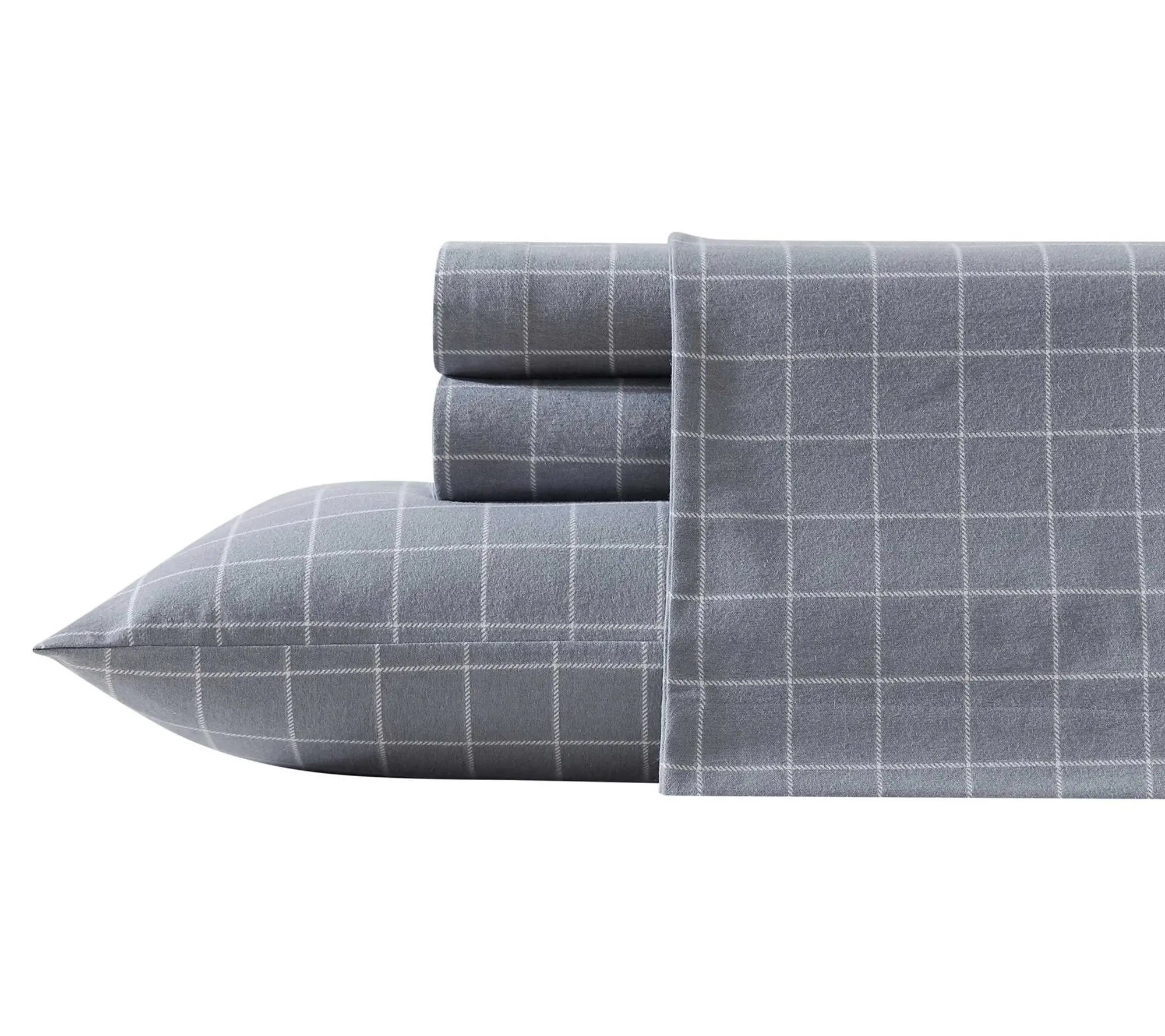 Eddie Bauer Great Plains Plaid Cotton Flannel Twin Sheet Set