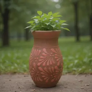 Pink Talavera Vase | Handmade Floral Pottery