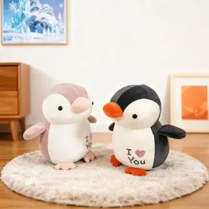 New Creative And Cute Letter Penguin Plush Toy, a Decorative Cartoon Doll for Home, Perfect As a Gift for Children, Featuring Animal Plush Toys And Fabric Dolls, Companions for Playtime, Suitable for Thanksgiving, Halloween, Christmas Gifts