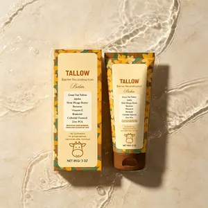 Tallow Barrier Balm 85g – Grass Fed Tallow & Jojoba, Clean Nourishing Balm for Dry Skin, Supports Balanced-Looking Skin