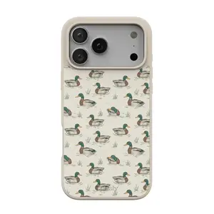 Casely iPhone 17 Pro Max Case | The Boyfriend Collection | Mallard & Co. | Align Soft-Touch Flexible Bumper Case | Compatible with MagSafe