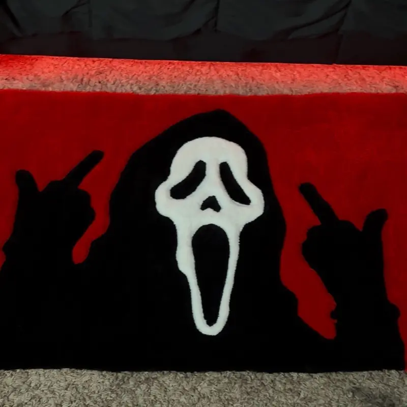 Custom Scream Rug - Personalized Decorative Floor Covering for Home Living Spaces