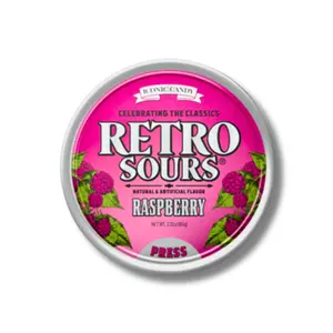 Retro Sour Candy – Raspberry | Fruity, Sweet & Sour Throwback Treat