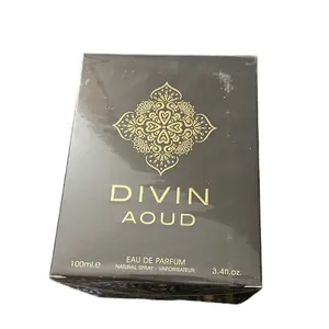 Divin Aoud by Fragrance World Eau De Parfum 3.4oz/100ml Spray New With Box