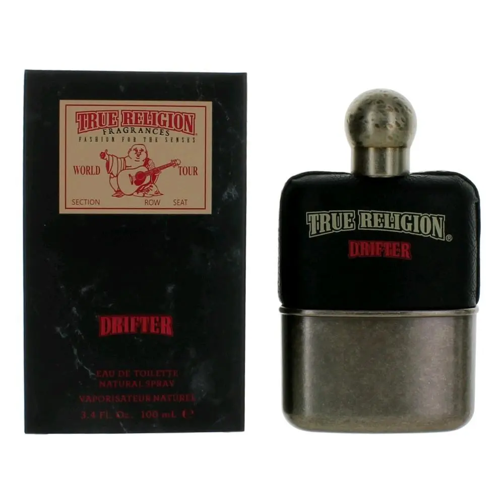 True Religion Drifter Men's Eau De Toilette Spray - 3.4 oz Natural Spray, World Tour Fragrance (Beauty & Personal Care)