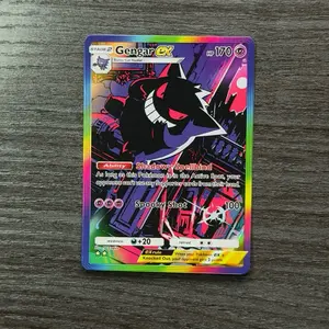 Gengar Ex Full Art (Rainbow Rare) - Fan Made Art Card - Pokémon TCG Pocket Proxy