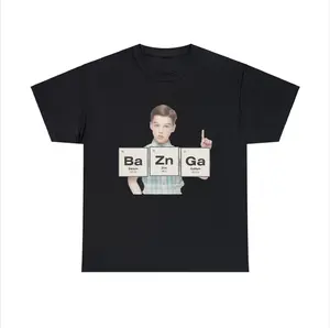 Young Sheldon Bazinga T-shirt Unisex Cotton Streetwear