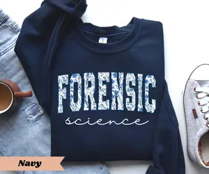 Forensic Science Cruise Short Sleeve T-Shirt / Sweatshirt & Hoodie  , Floral Forensics Gift For Nurse Student, CSI Shirt, Criminal Justice, Sience Student