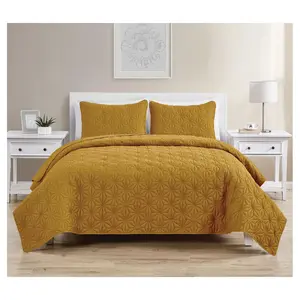 VCNY Home Kaleidoscope Embossed Quilt Set, King