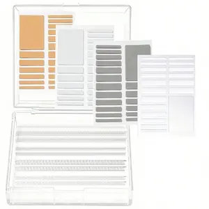 Ring Adjustment Kit, Transparent Acrylic Ring Adjuster, Invisible Inner Ring Size Adjuster, Eva Gel Pad, No Trace, Non-Slip