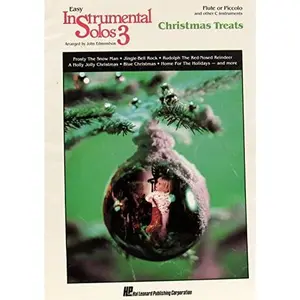 USED-Christmas Treats Easy Play Instrumental Solos 3 Flute or Piccolo & Other C Instruments