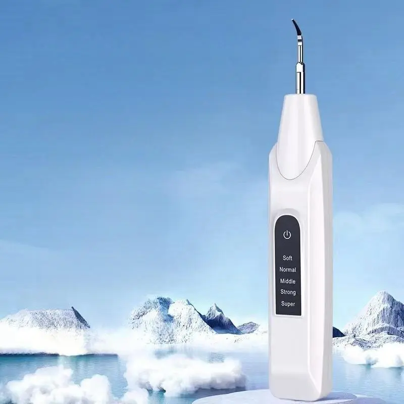 Electric Tooth Cleaner, 5-speed Modes USB Rechargeable Teeth Cleaner with LED Light, Oral Care Tool for Home & Travel