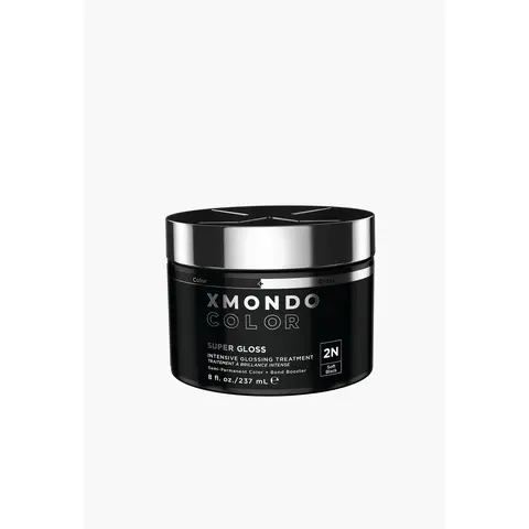 Super Gloss 2N Soft Black Intensive Glossing Treatment Black Hair Dye Hair Dye Color