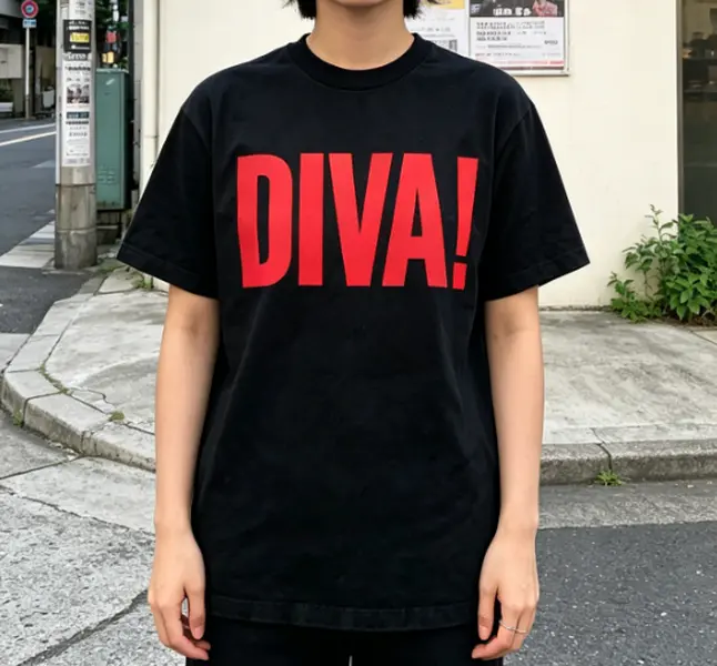 Unisex T Shirt - DIVA! Graphic Unisex Tshirt Streetwear Slogan Top, Funny Internet Trendy Shirt, Y2K Style Viral Tee, Vintage 90s Tee,summervibes