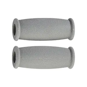 Sammons Preston Latex Free Closed Style Handgrips, Sold in Pair, 4"L x 1.5"W, Crutch Hand Pad, Crutch Cover Set, Crutch Cushions, Easy Application Crutch Accessory Kit, Comfortable Hand Grips