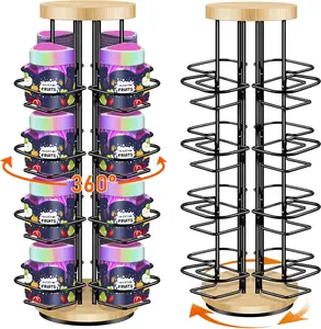 Pod Holder Ninja Pods 360° 16-Flavor Storage Holder Compatible with Ninja Thirsty Drink System