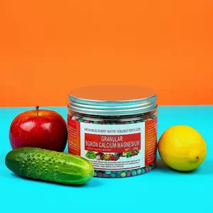 200g Universal Granular Boron Calcium Magnesium Fertilizer for Plants, Slow-Release Water-Soluble Trace Element Nutrients for Fruits Vegetables Flowers and Agricultural Crops, Easy Application for Consistent Growth Results