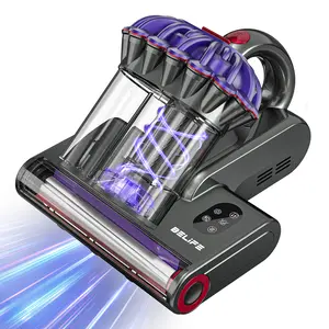 Belife M8 Mattress Vacuum Cleaner,  Anti-allergen Bed Vacuum Cleaner with UV Sanitizing & High Heating, 550W 18Kpa Powerful Suction Double-Cup Handheld Vacuum for Home Dust & Pet Hair, Corded