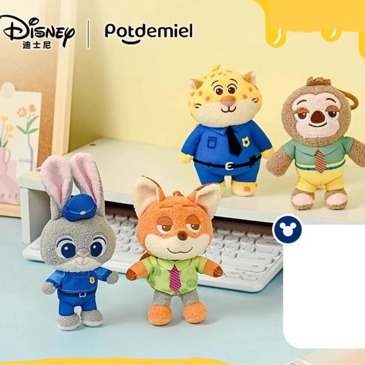 Disney Zootopia Series Cute Q-Style Pendant Small Size Lightweight Design For Bag Decoration Key Accessory Suitable For Daily Use Gift,Holiday & Holiday Haul#Summervibes, Back To School