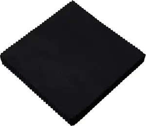 Solid Black Charm Pack, 84 5-inch Cotton Fabric Squares for Quilting and Crafts