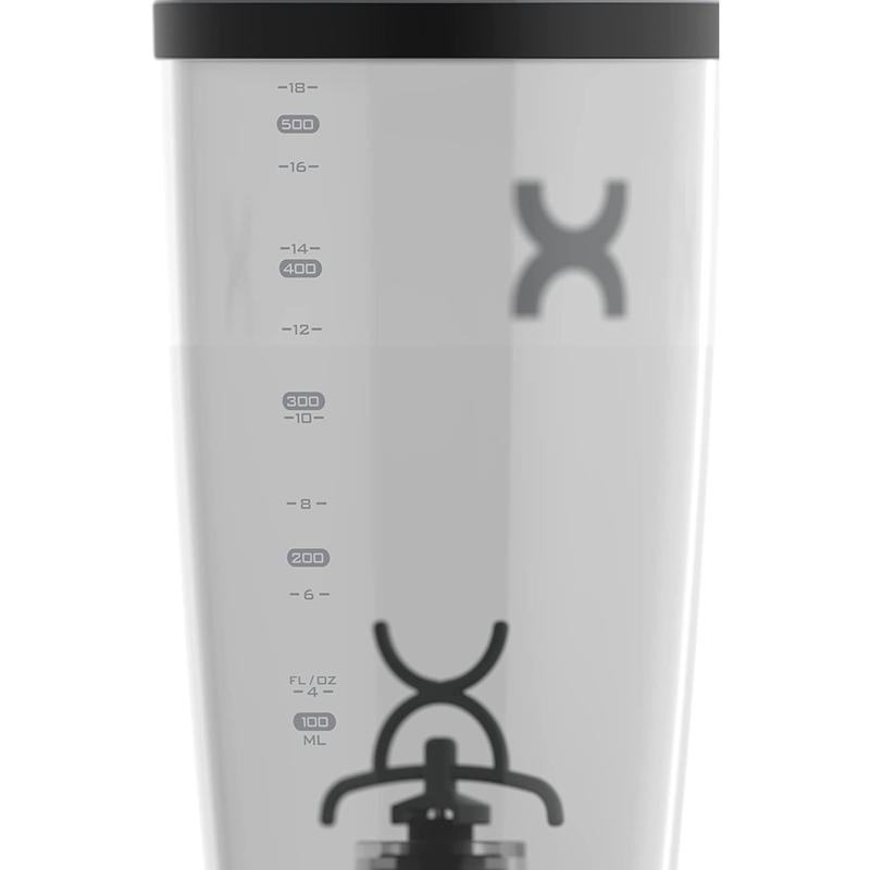 Promixx Original Shaker Bottle - Battery-Powered for Smooth Protein Shakes - BPA Free, 20Oz Cup (Black)