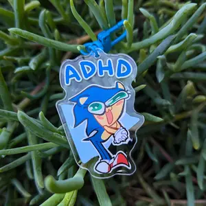 The Hedgehog Acrylic Keychain