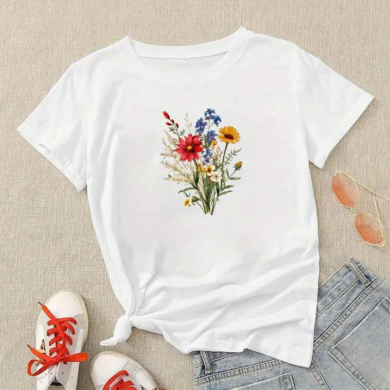 Womenswear Women's Breathable T-Shirt - Stylish Daily Wear Top for Casual Outings