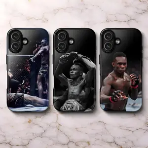 Israel Adesanya Phone Case UFC Fighter Cover for Suitable for iPhone 17/16/15/14/13/12/11 Pro Max/Plusand Samsung Galaxy S23-25, shock-absorbing, anti-drop protective case,