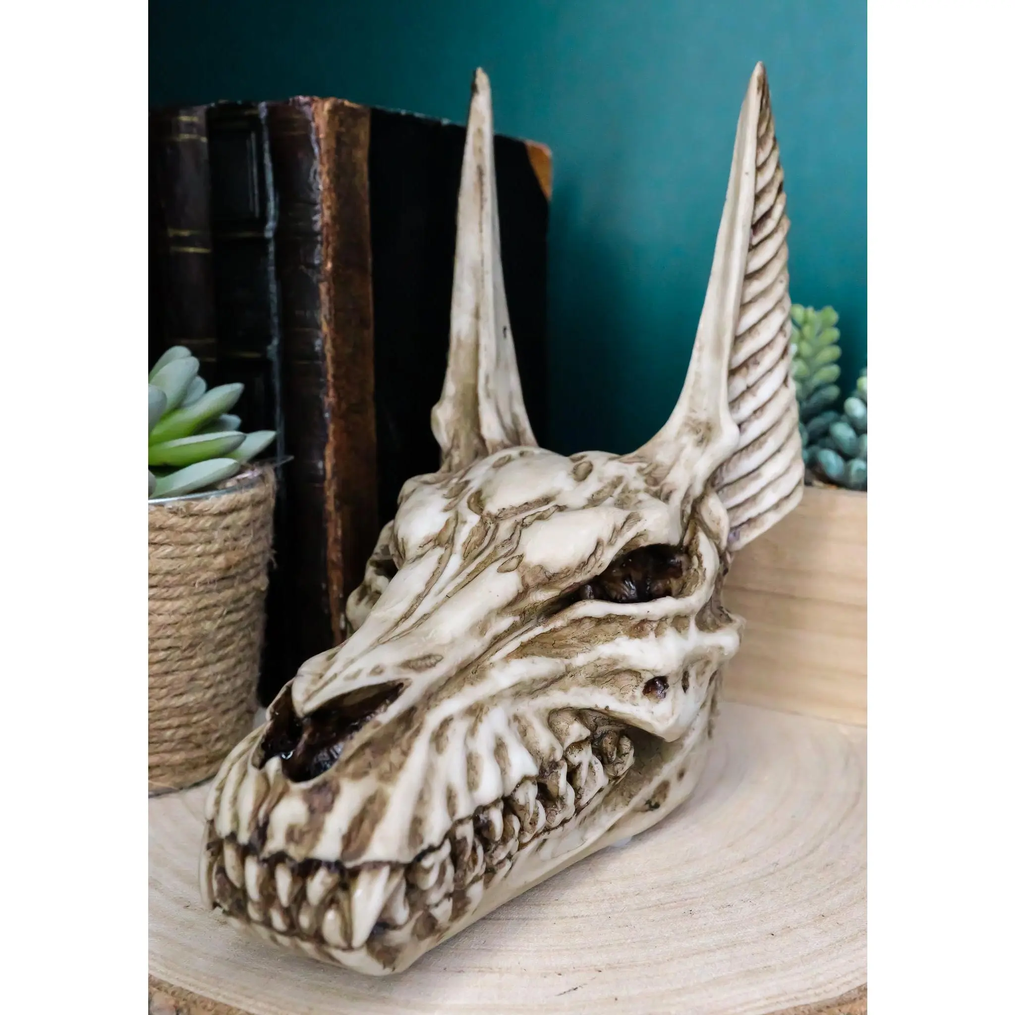 Ebros Ancient Egyptian Deity Anubis Jackal Skull Resin Animal Sculpture - 6.75"H Home Decor Ornament, Lightweight Statue for Home Supplies, Ornaments