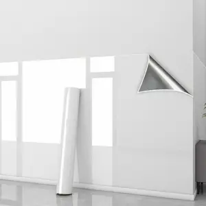 Solid Color Self-adhesive Wallpaper, 1 Count Waterproof & Oil-proof Wall Sticker, Wall Decor for Home Living Room Bedroom Kitchen