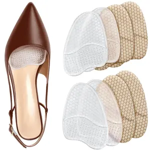 4 Pairs Metatarsal Pads for Women,Ball of Foot Cushion,Invisible Design Heel Inserts, Anti Slip High Heel Comfort Pads,Christmas Party Gifts,Hand Tools Kits