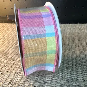 Pastel Plaid Ribbon