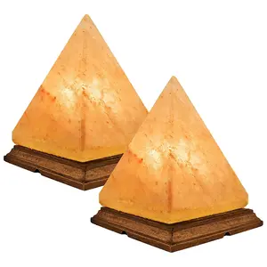 Himalayan Salt Lamp Pyramid Shape Large